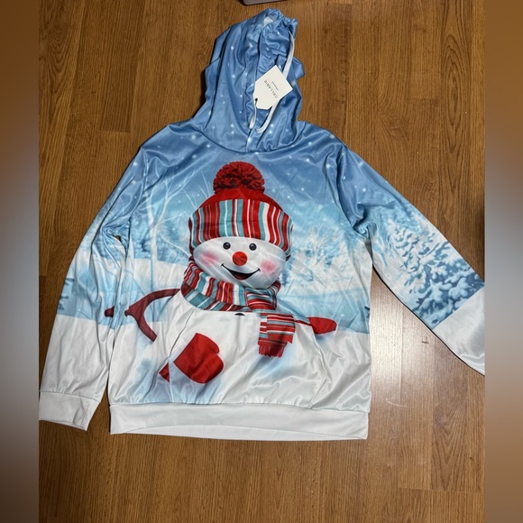 NWT snowman hoodie - Picture 1 of 4